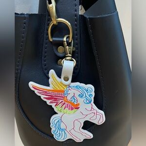 Portland Leather Joyful Pegasus Bag Charm Bag Flair - NEW